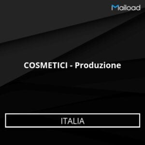Database Email COSMETICI – Produzione (Italia)