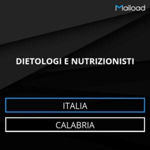 Database Email DIETOLOGI E NUTRIZIONISTI (Calabria – Italia)