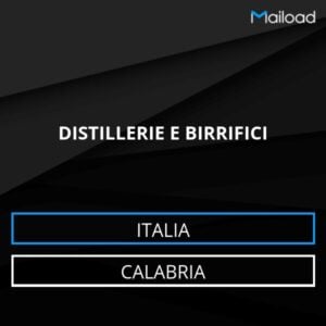 Database Email DISTILLERIE E BIRRIFICI (Calabria – Italia)