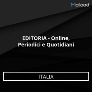 Database Email EDITORIA – Online, Periodici e Quotidiani (Italia)