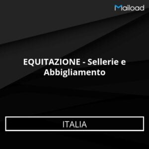 Database Email EQUITAZIONE – Sellerie e Abbigliamento (Italia)