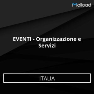 Database Email EVENTI – Organizzazione e Servizi (Italia)