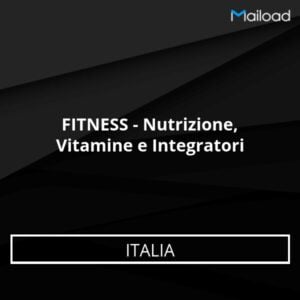 Database Email FITNESS – Nutrizione, Vitamine e Integratori (Italia)