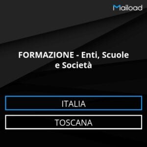 Database Email FORMAZIONE – Enti, Scuole e Società (Toscana – Italia)