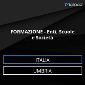 Database Email FORMAZIONE – Enti, Scuole e Società (Umbria – Italia)