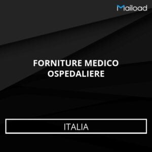 Database Email FORNITURE MEDICO OSPEDALIERE (Italia)