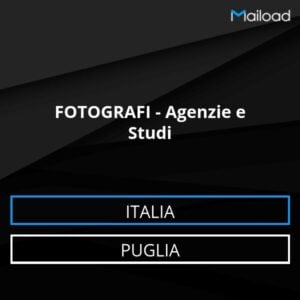 Database Email FOTOGRAFI – Agenzie e Studi (Puglia – Italia)