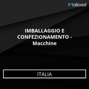Database Email IMBALLAGGIO E CONFEZIONAMENTO – Macchine (Italia)