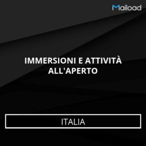 Database Email IMMERSIONI E ATTIVITÀ ALL’APERTO (Italia)