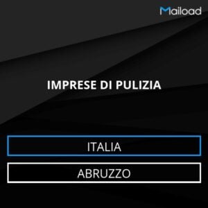 Database Email IMPRESE DI PULIZIA (Abruzzo – Italia)