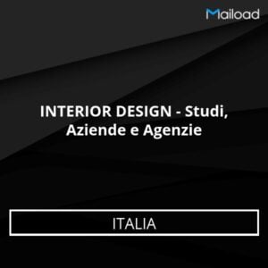 Database Email INTERIOR DESIGN – Studi, Aziende e Agenzie (Italia)