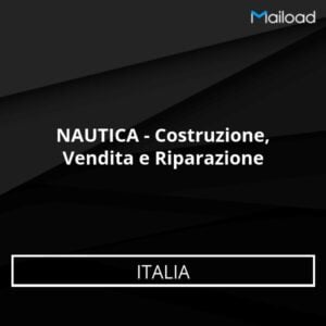 Database Email NAUTICA – Costruzione, Vendita e Riparazione (Italia)