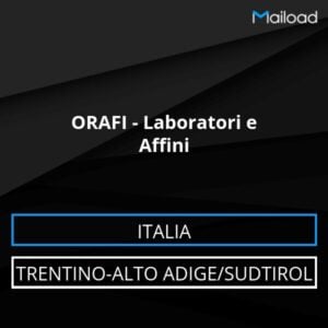 Database Email ORAFI – Laboratori e Affini (Trentino-Alto Adige/Sudtirol – Italia)