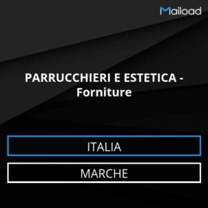 Database Email PARRUCCHIERI E ESTETICA – Forniture (Marche – Italia)
