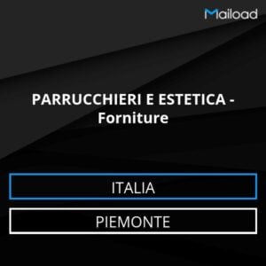 Database Email PARRUCCHIERI E ESTETICA – Forniture (Piemonte – Italia)