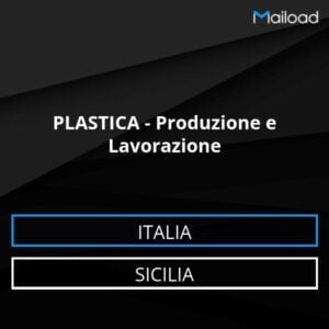 Database Email PLASTICA – Produzione e Lavorazione (Sicilia – Italia)