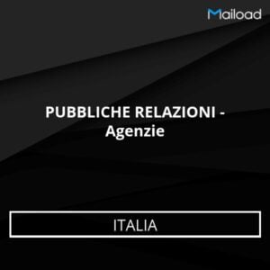 Database Email PUBBLICHE RELAZIONI – Agenzie (Italia)