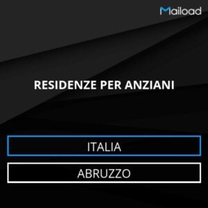 Database Email RESIDENZE PER ANZIANI (Abruzzo – Italia)