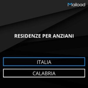Database Email RESIDENZE PER ANZIANI (Calabria – Italia)
