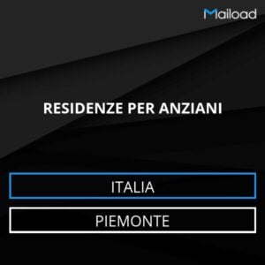 Database Email RESIDENZE PER ANZIANI (Piemonte – Italia)