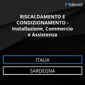 Database Email RISCALDAMENTO E CONDIZIONAMENTO – Installazione, Commercio e Assistenza (Sardegna – Italia)
