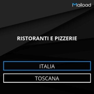 Database Email RISTORANTI E PIZZERIE (Toscana – Italia)