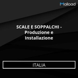Database Email SCALE E SOPPALCHI – Produzione e Installazione (Italia)