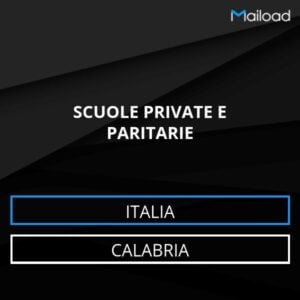 Database Email SCUOLE PRIVATE E PARITARIE (Calabria – Italia)