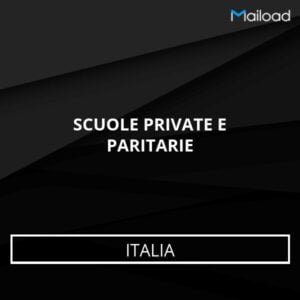 Database Email SCUOLE PRIVATE E PARITARIE (Italia)
