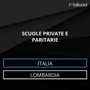 Database Email SCUOLE PRIVATE E PARITARIE (Lombardia – Italia)