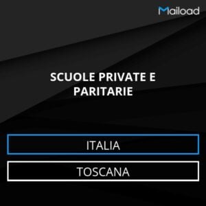 Database Email SCUOLE PRIVATE E PARITARIE (Toscana – Italia)