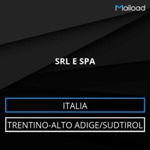 Database Email SRL E SPA (Trentino-Alto Adige/Sudtirol – Italia)