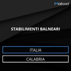 Database Email STABILIMENTI BALNEARI (Calabria – Italia)