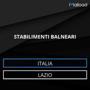 Database Email STABILIMENTI BALNEARI (Lazio – Italia)