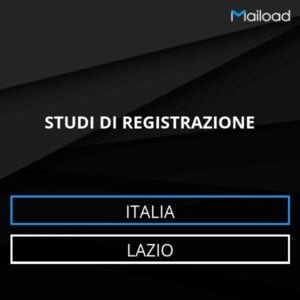 Database Email STUDI DI REGISTRAZIONE (Lazio – Italia)