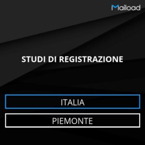 Database Email STUDI DI REGISTRAZIONE (Piemonte – Italia)