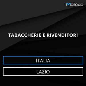 Database Email TABACCHERIE E RIVENDITORI (Lazio – Italia)