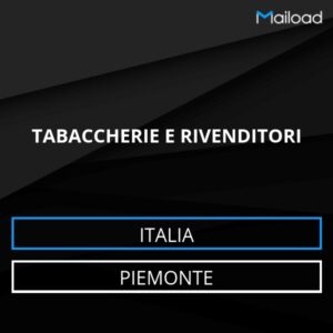 Database Email TABACCHERIE E RIVENDITORI (Piemonte – Italia)
