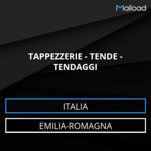 Database Email TAPPEZZERIE – TENDE – TENDAGGI (Emilia-Romagna – Italia)