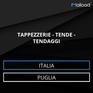 Database Email TAPPEZZERIE – TENDE – TENDAGGI (Puglia – Italia)
