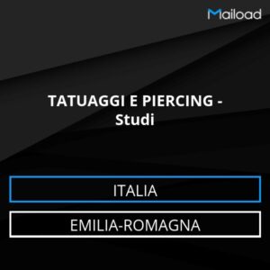 Database Email TATUAGGI E PIERCING – Studi (Emilia-Romagna – Italia)