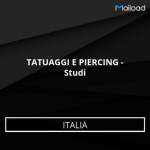 Database Email TATUAGGI E PIERCING – Studi (Italia)