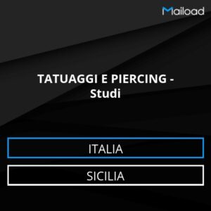 Database Email TATUAGGI E PIERCING – Studi (Sicilia – Italia)