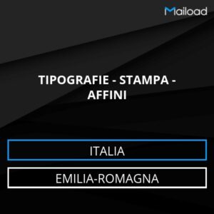 Database Email TIPOGRAFIE – STAMPA – AFFINI (Emilia-Romagna – Italia)