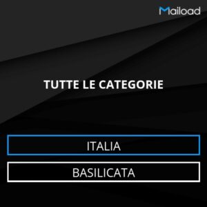 Database Email TUTTE LE CATEGORIE (Basilicata – Italia)
