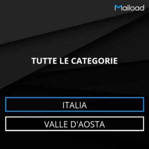 Database Email TUTTE LE CATEGORIE (Valle d’Aosta – Italia)