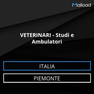 Database Email VETERINARI – Studi e Ambulatori (Piemonte – Italia)