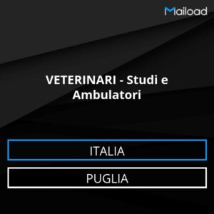 Database Email VETERINARI – Studi e Ambulatori (Puglia – Italia)