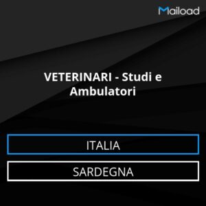 Database Email VETERINARI – Studi e Ambulatori (Sardegna – Italia)