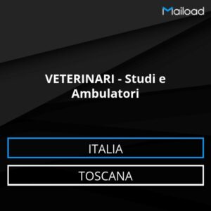 Database Email VETERINARI – Studi e Ambulatori (Toscana – Italia)